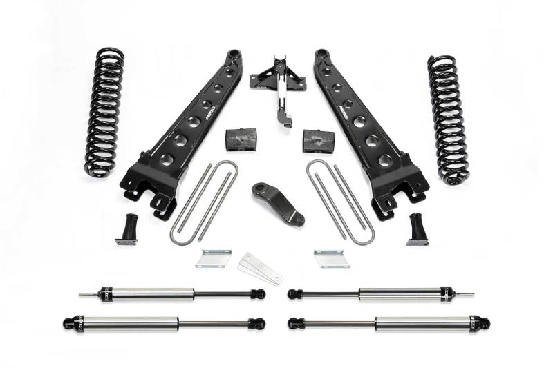Fabtech 17 Ford F450/f550 4WD Diesel 6in Rad Arm Sys w/Coils & Dl Shks - Mammoth Racing -