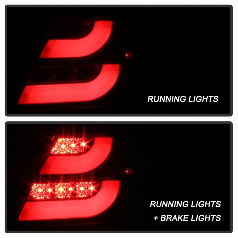 Spyder Pontiac Grand Prix 04-08 Light Bar LED Tail Light Black ALT-YD-PGP04-LED-BK - Mammoth Racing -