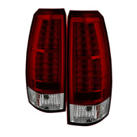 Spyder Chevy Avalanche 07-13 LED Tail Lights Red Clear ALT-YD-CAV07-LED-RC - Mammoth Racing -
