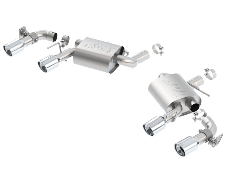 Borla 16 Chevy Camaro SS 6.2L w/ Dual NPP S-Type Quad RD RL Tips Dual Exit Rear Section Exhaust - My Store