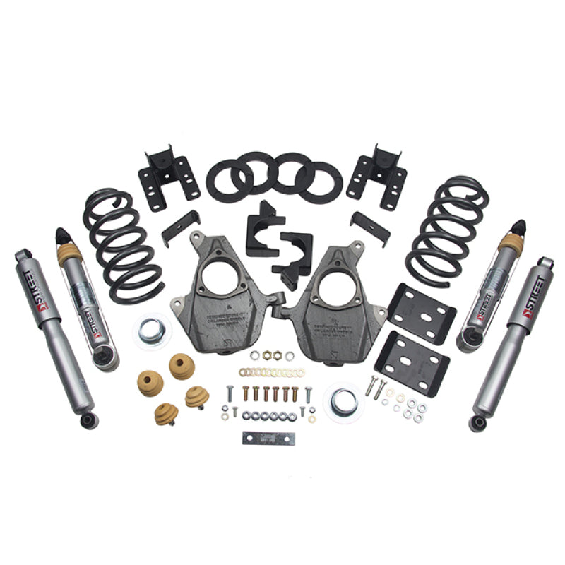 Belltech Lowering KIT 16.5-17 Chevy Silverado Standard Cab 2WD 3-4f / 5-6r - Mammoth Racing -