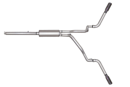 Gibson 05-07 Dodge Dakota Laramie 3.7l 2.5in Cat-Back Dual Extreme Exhaust - Stainless - Mammoth Racing -