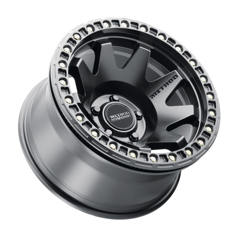 Method Mr108 17x9 -44mm Offset 5x5 71.5mm CB Matte Black w/BH-H24125-38 Wheel - Mammoth Racing -