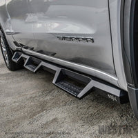 Westin 19-22 GMC Sierra 1500 CC 6.5ft Bed (Excl. 2019 Ltd/LD) HDX Drop W2W Nerf Step Bars - Tex. Blk - Mammoth Racing -