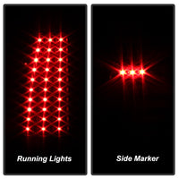 Xtune Chevy Silverado 1500/2500/3500 99-02 LED Tail Lights Black ALT-ON-CS99-LED-BK - Mammoth Racing -