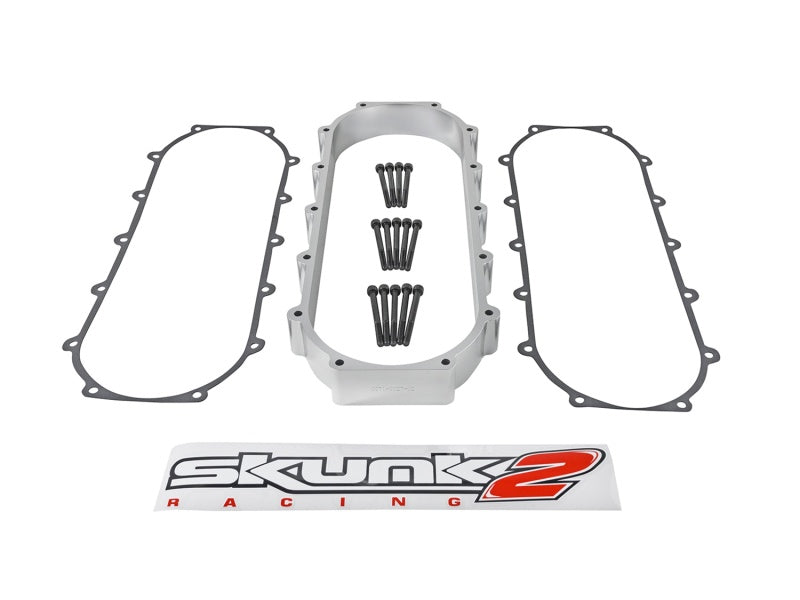 Skunk2 Ultra Series Honda/Acura Silver Race Intake Manifold 2 Liter Spacer (Inc Gasket & Hardware) - Mammoth Racing -