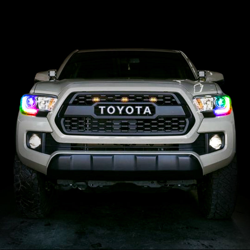 Oracle 16-21 Toyota Tacoma Dynamic RGBW Headlight DRL Upgrade Kit - ColorSHIFT - Dynamic - Mammoth Racing -