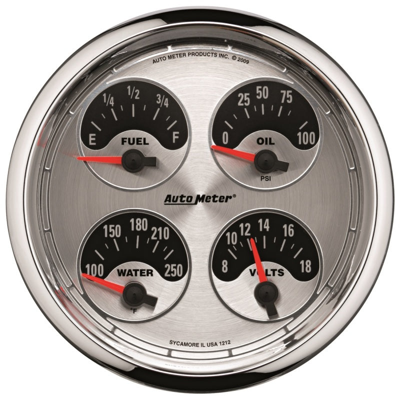 Autometer American Muscle 5in Quad LED Gauge - My Store