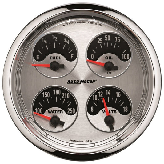 Autometer American Muscle 5in Quad LED Gauge - My Store