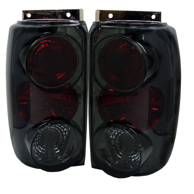 Spyder Ford Explorer 95-97 Euro Style Tail Lights Smoke ALT-YD-FEXP95-SM - Mammoth Racing -