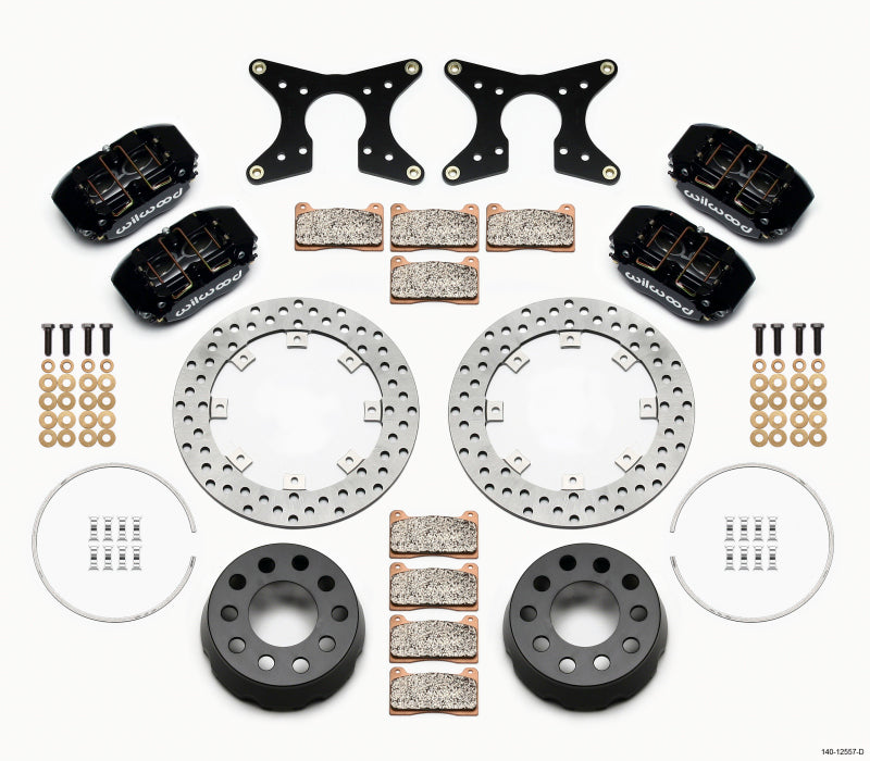 Wilwood Dynapro Lug Mount Dual Rear Dynamic Kit SA Drilled M-W/Lamb Ends .690in Studs - Mammoth Racing -