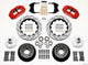 Wilwood Narrow Superlite 6R Front Hub Kit 14.00in Drill Red WWE ProSpindle - My Store