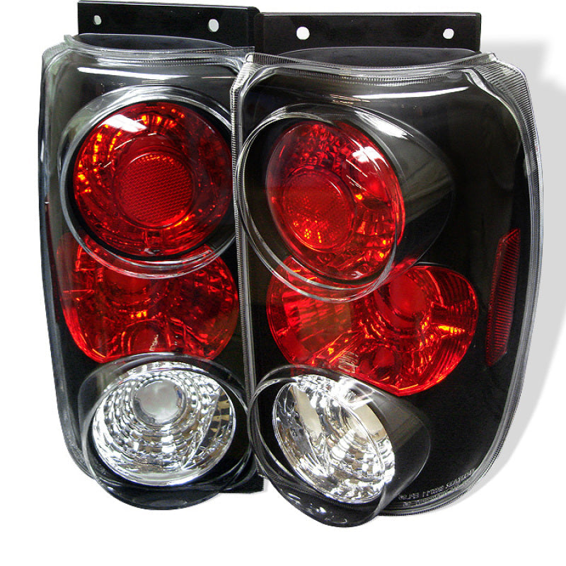 Spyder Ford Explorer 95-97 Euro Style Tail Lights Black ALT-YD-FEXP95-BK - Mammoth Racing -