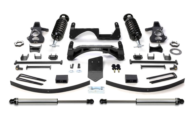 Fabtech 07-13 GM K1500 P/U w/o Autoride 4WD 6in Perf Sys w/Dlss 4.0C/Os & Rr Dlss - Mammoth Racing -