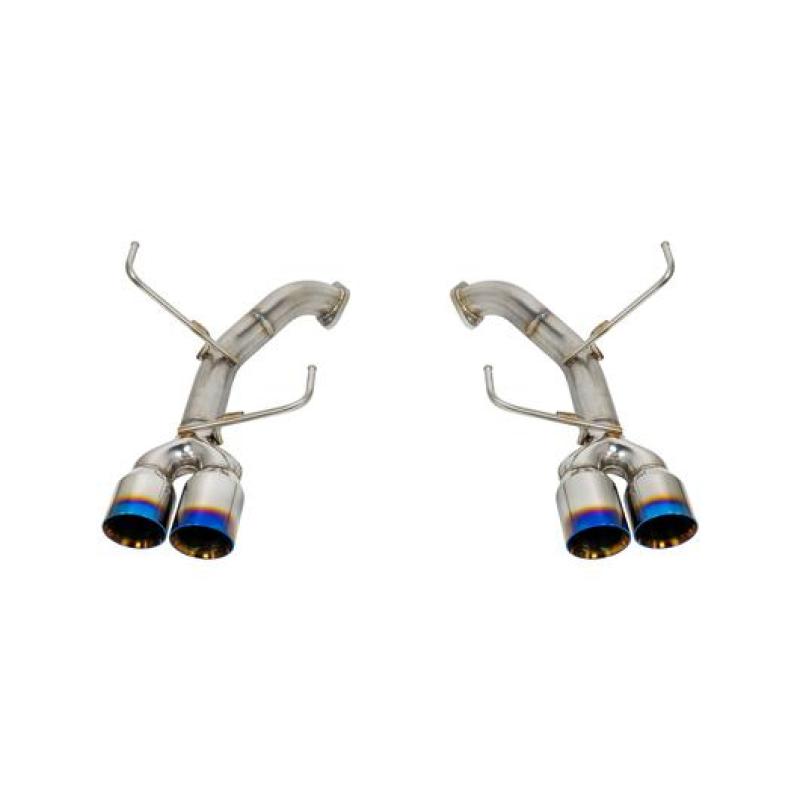 Remark 11-14 Subaru WRX/STI GR (GV) Sedan Axle Back Exhaust w/Burnt Stainless Steel Double Wall Tip - My Store