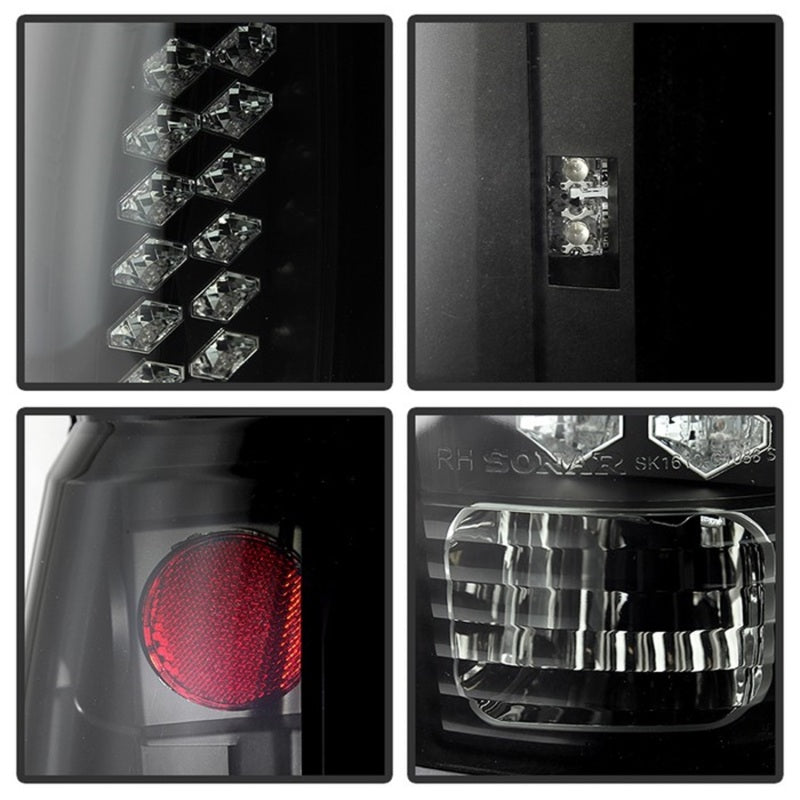 Spyder Chevy C/K Series 1500 88-98/GMC Sierra 88-98 LED Tail Lights Blk Smke ALT-YD-CCK88-LED-BSM - Mammoth Racing -