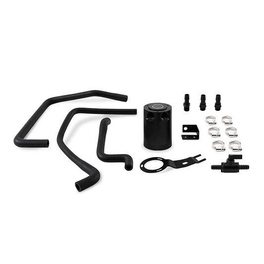 Mishimoto 2016+ Mazda Miata Baffled Oil Catch Can Kit - Black - Mammoth Racing -