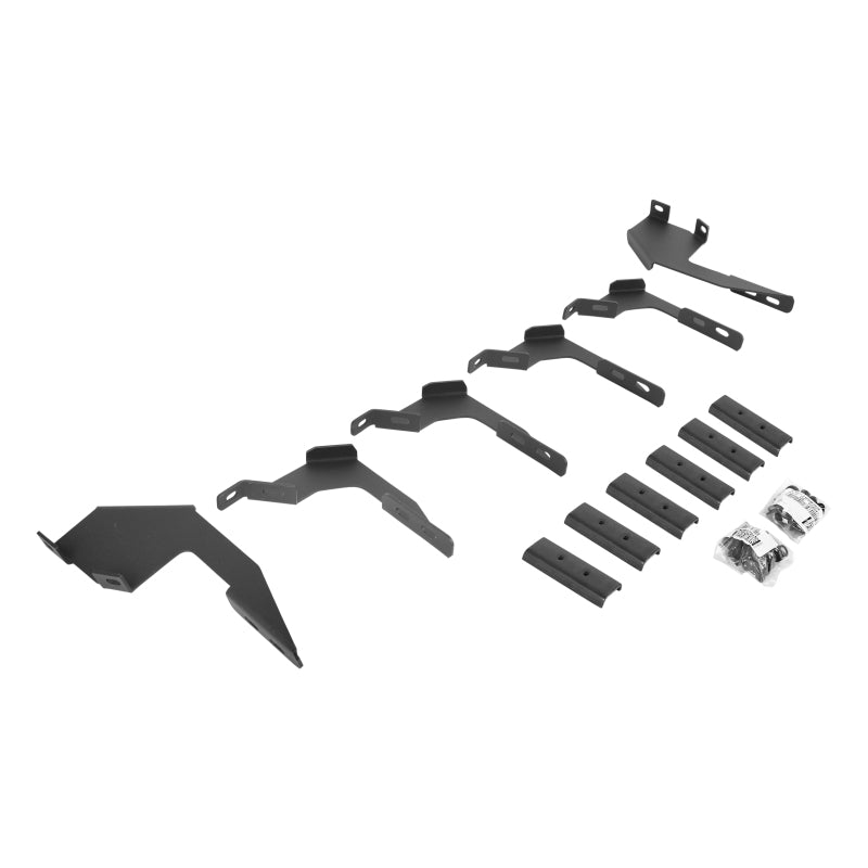 Go Rhino 19-22 Ford Ranger SCW 4DR Mounting Brackets (V-Series V3/rb10 Slim/RB20 Slim) - Tex. Blk - Mammoth Racing -