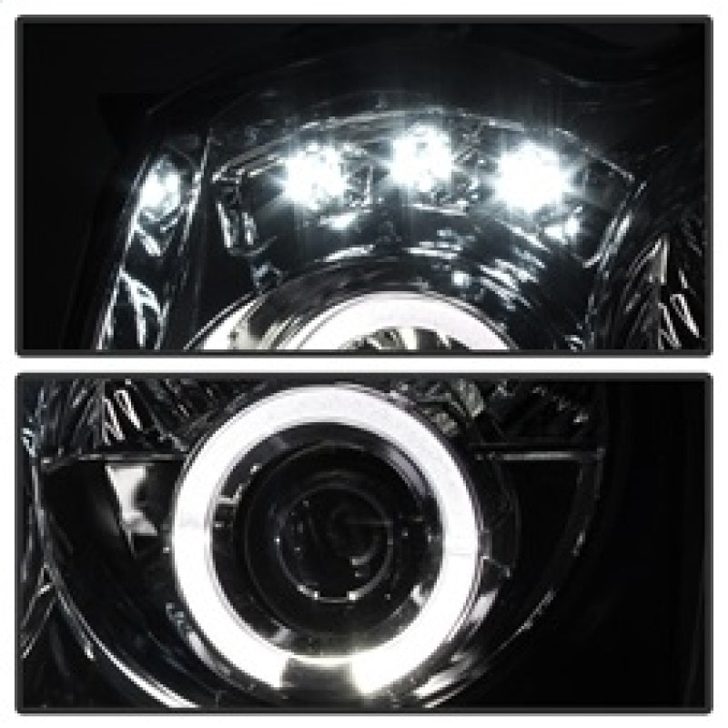 Spyder Jeep Grand Cherokee 05-07 Projector Headlights LED Halo LED Smke PRO-YD-JGC05-HL-SMC - Mammoth Racing -