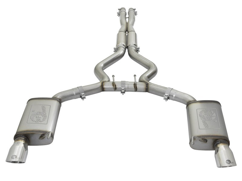 aFe MACHForce XP 3in-2.5in 304SS Exhaust Cat-Back 15-20 Audi S3 L4-2.0L (t) - Polished Tips - Mammoth Racing -