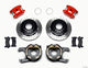 Wilwood D154 P/S P-B Kit Drilled-Red 12 Bolt 2.75in offset Staggered Shock - Mammoth Racing -