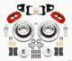 Wilwood Narrow Superlite 6R Front Hub & 1PC Rtr Kit 12.88in-Red 62-72 CDP B & E Body-Drum - Mammoth Racing -