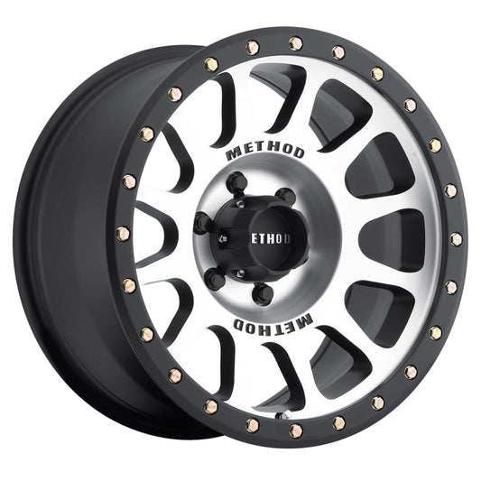 Method Mr305 NV 16x8 0mm Offset 6x5.5 108mm CB Machined/Black Street Loc Wheel - Mammoth Racing -