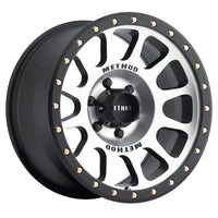 Method Mr305 NV 18x9 -12mm Offset 6x5.5 108mm CB Machined/Black Street Loc Wheel - Mammoth Racing -