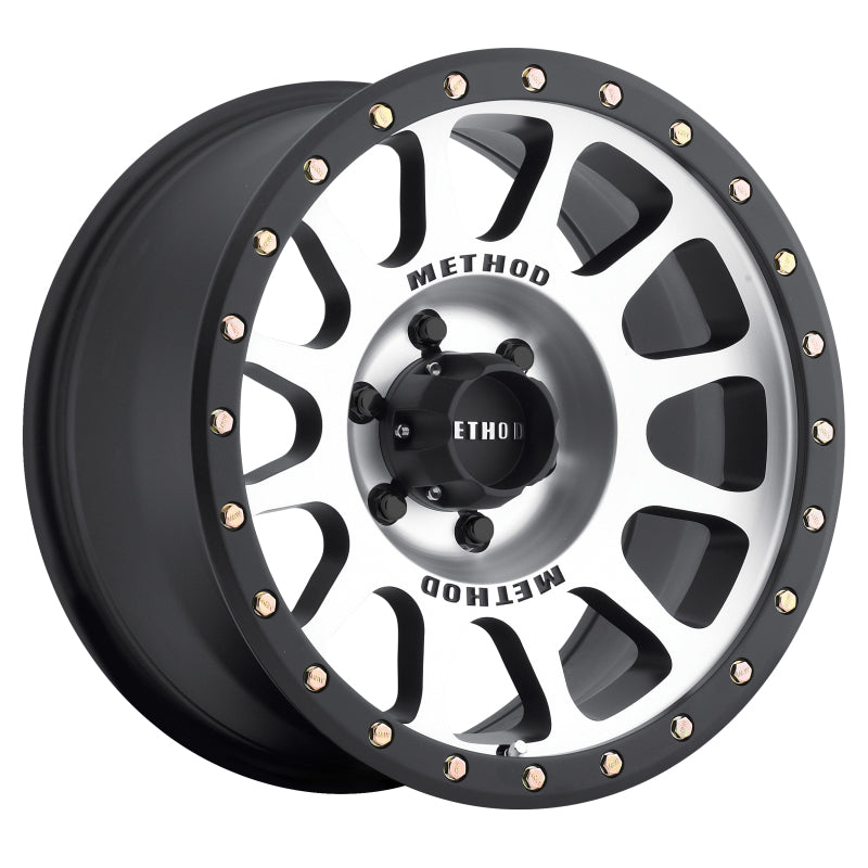 Method Mr305 NV 17x8.5 0mm Offset 6x135 94mm CB Machined/Black Street Loc Wheel - Mammoth Racing -