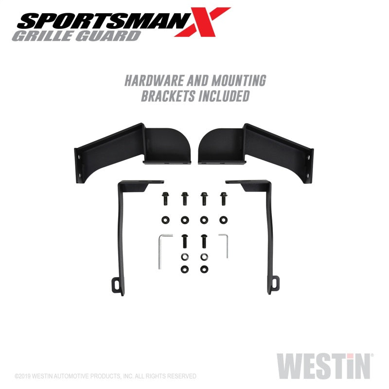 Westin 14-20 Toyota Tundra Sportsman X Grille Guard - Textured Black - Mammoth Racing -