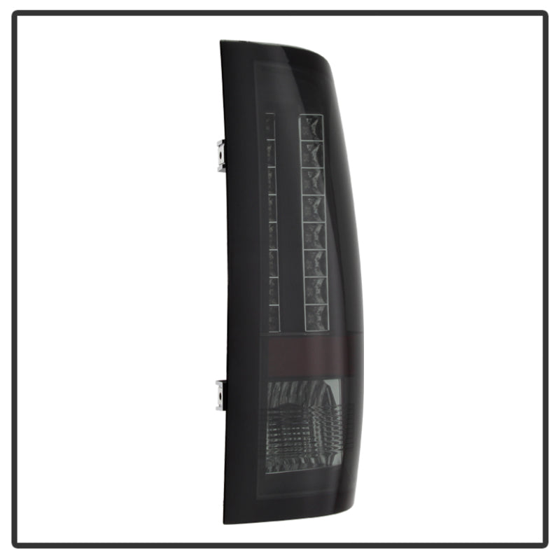 Spyder Chevy Silverado 07-13 LED Tail Lights Blk Smke ALT-YD-CS07-LED-BSM - Mammoth Racing -