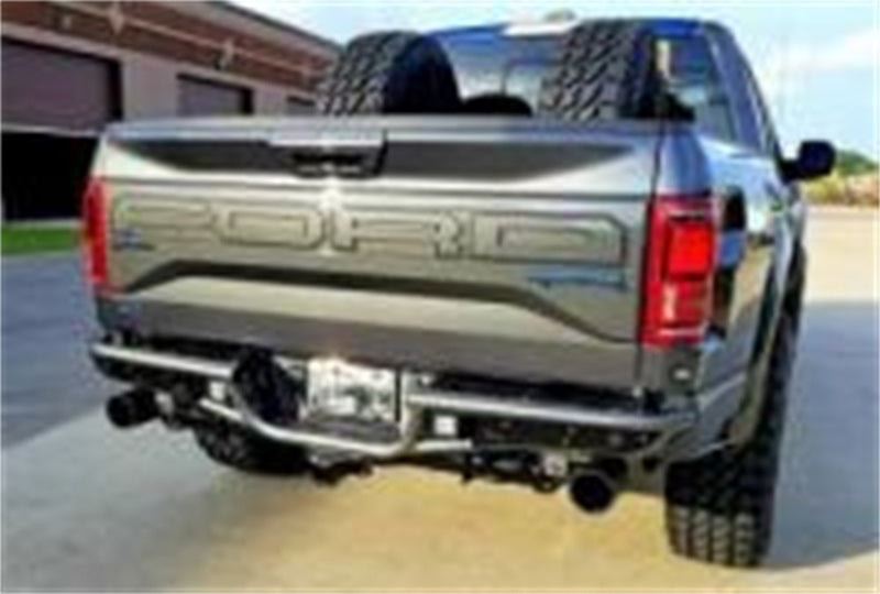 N-Fab RB-H Rear Bumper 17-18 Ford Raptor - Gloss Black - 1pc 1.75in Tubing - Mammoth Racing -