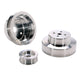 BBK 88-95 GM Truck 4.3 5.0 5.7 Underdrive Pulley Kit - Lightweight CNC Billet Aluminum (3pc) - My Store