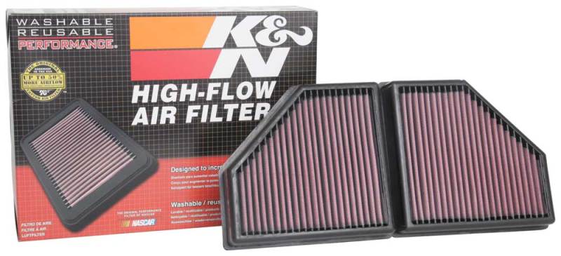 K&N 16-19 BMW 750i L6-4.4l F/I Replacement Drop In Air Filter - Mammoth Racing -