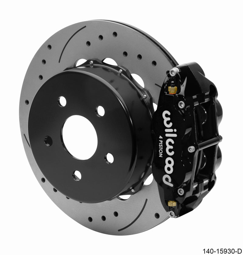 Wilwood Superlite 4R Rear Brake Kit 14.00 Black 2018-Up Jeep JL SRP w/Lines - My Store