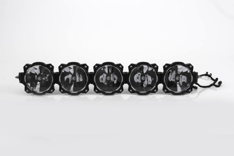 KC HiLiTES Polaris RZR 32in. Pro6 Gravity LED 5-Light 100w Combo Beam Overhead Light Bar System - Mammoth Racing -