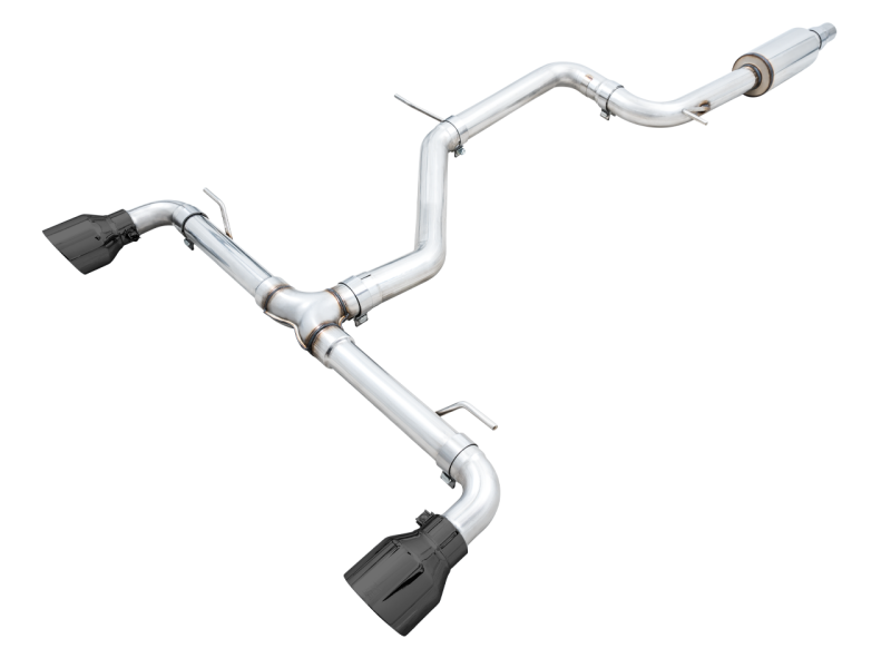 AWE 2022 VW GTI MK8  Track Edition Exhaust - Diamond Black Tips - Mammoth Racing -