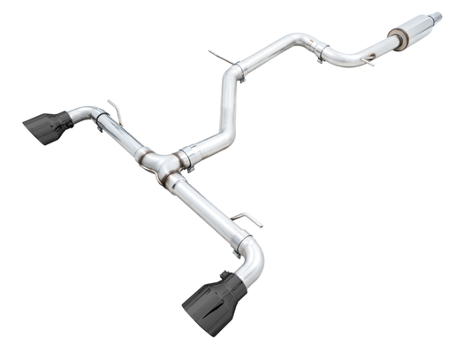AWE 2022 VW GTI MK8  Track Edition Exhaust - Diamond Black Tips - Mammoth Racing -