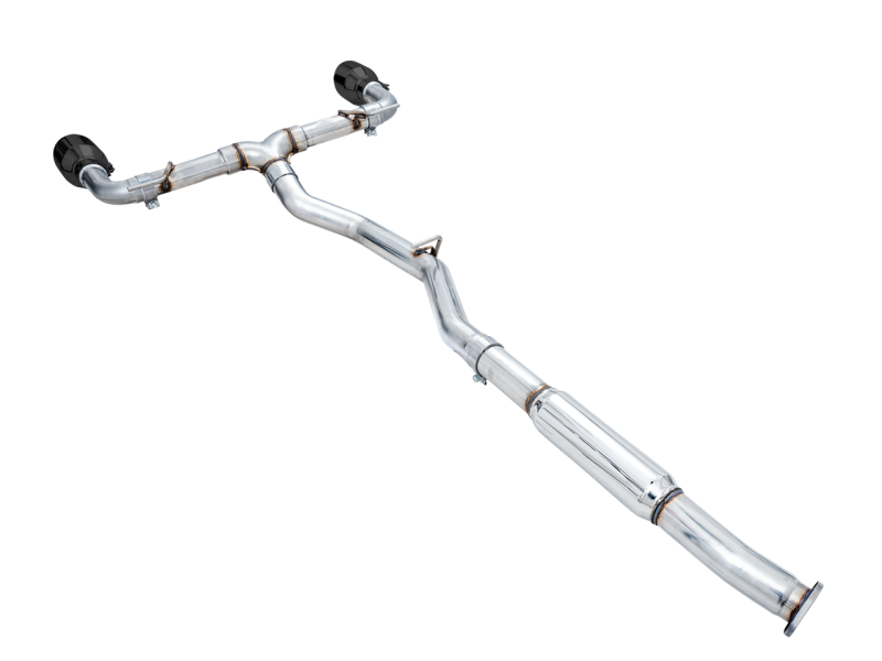 AWE Subaru BRZ / Toyota GR86 / Toyota 86 Track Edition Cat-Back Exhaust- Diamond Black Tips - Mammoth Racing -