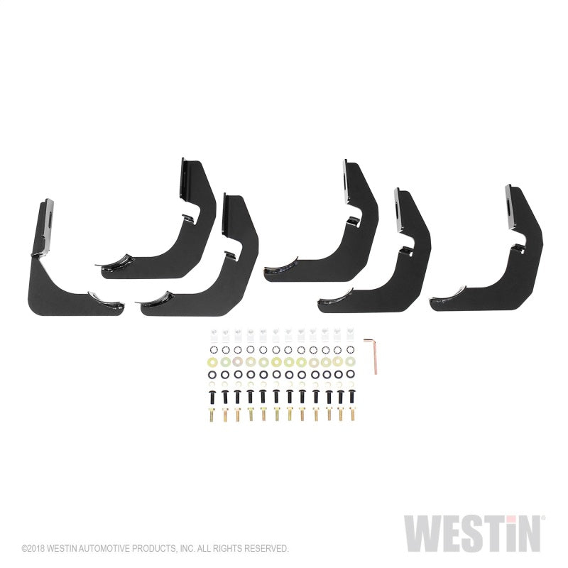 Westin 2015-2018 Ford F-150 SuperCrew PRO TRAXX 4 Oval Nerf Step Bars - Black - Mammoth Racing -