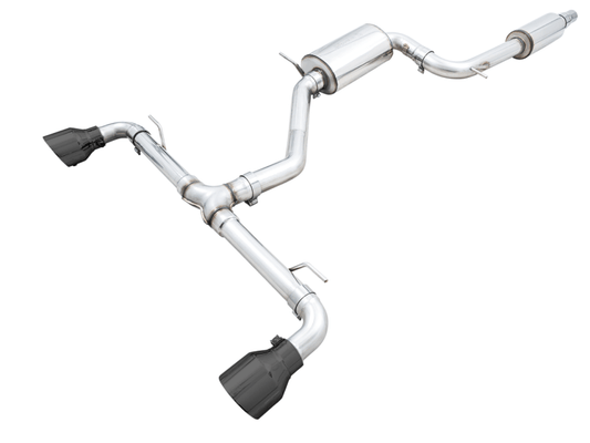 AWE 2022 VW GTI MK8 Touring Edition Exhaust - Diamond Black Tips - My Store