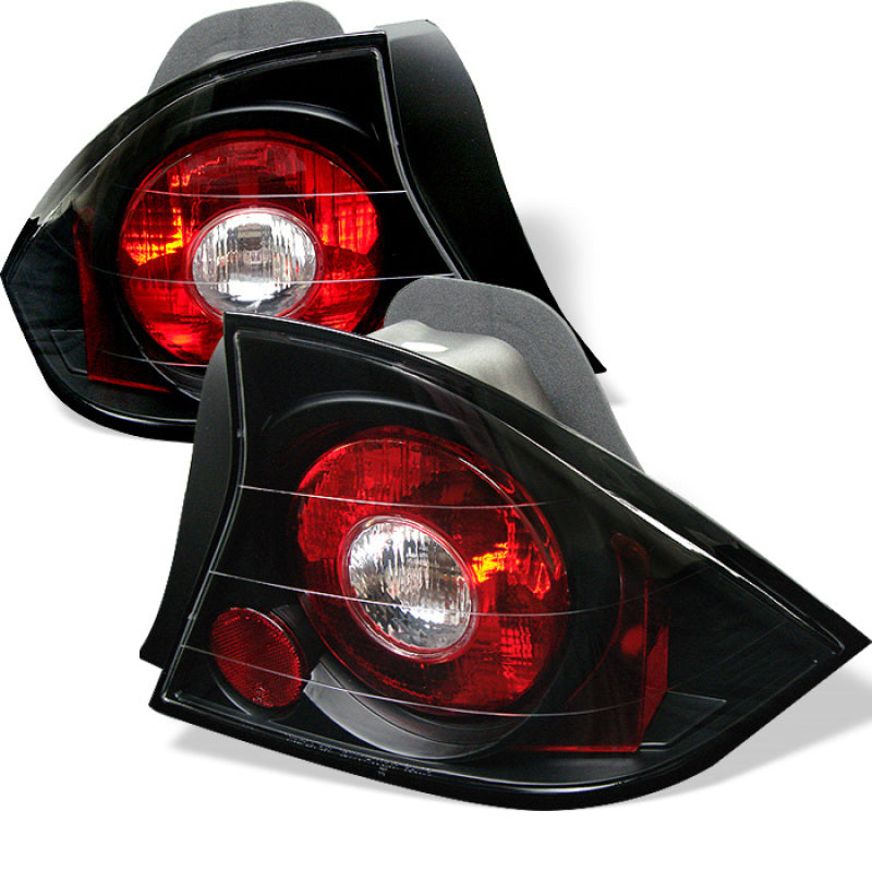 Spyder Honda Civic 01-03 2Dr Euro Style Tail Lights Black ALT-YD-HC01-2D-BK - Mammoth Racing -
