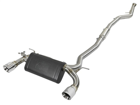 aFe MACH Force-Xp 3in 304 SS Cat-Back Exhaust w/Polished Tips 12-15 BMW 335i (F30) L6 3.0L (t) N55 - Mammoth Racing -