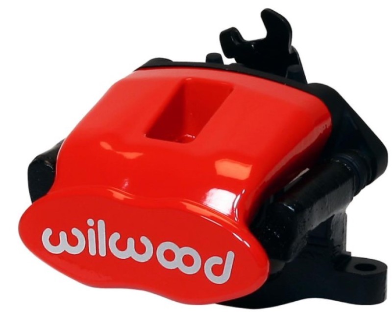 Wilwood Caliper-Combination Parking Brake-Pos 13-R/H-Red 41mm piston .81in Disc - Mammoth Racing -