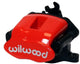 Wilwood Caliper-Combination Parking Brake-Pos 13-R/H-Red 41mm piston .81in Disc - Mammoth Racing -