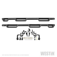 Westin 07-18 Chevrolet Silverado 1500 CC 5.5ft Bed HDX Drop W2W Nerf Step Bars - Tex. Blk - Mammoth Racing -