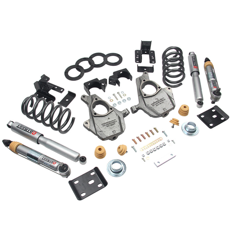 Belltech Lowering KIT 16.5-17 Chevy Silverado All Cab 2W 3-4f / 7R - Mammoth Racing -
