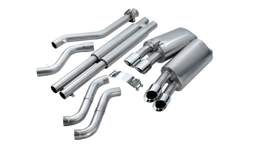 Corsa 96-96 Chevrolet Corvette C4 5.7L V8 LT4 Polished Sport Cat-Back Exhaust - Mammoth Racing -