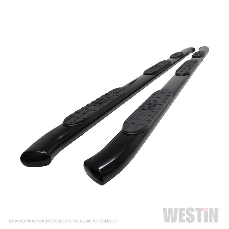 Westin 2020 Chevy Silverado 2500/3500 Double Cab (8ft Bed) PRO TRAXX 5 Oval W2W Nerf Bars - Black - Mammoth Racing -