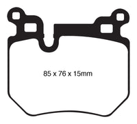 EBC 08-10 BMW 135 3.0 Twin Turbo Yellowstuff Rear Brake Pads - My Store